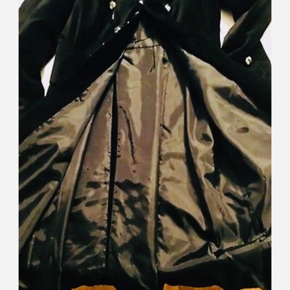 :: Pure Badass⚔️👑Rare Flawless Velvet Steampunk/Military Jacket Size: 18w - Picture 4 of 11